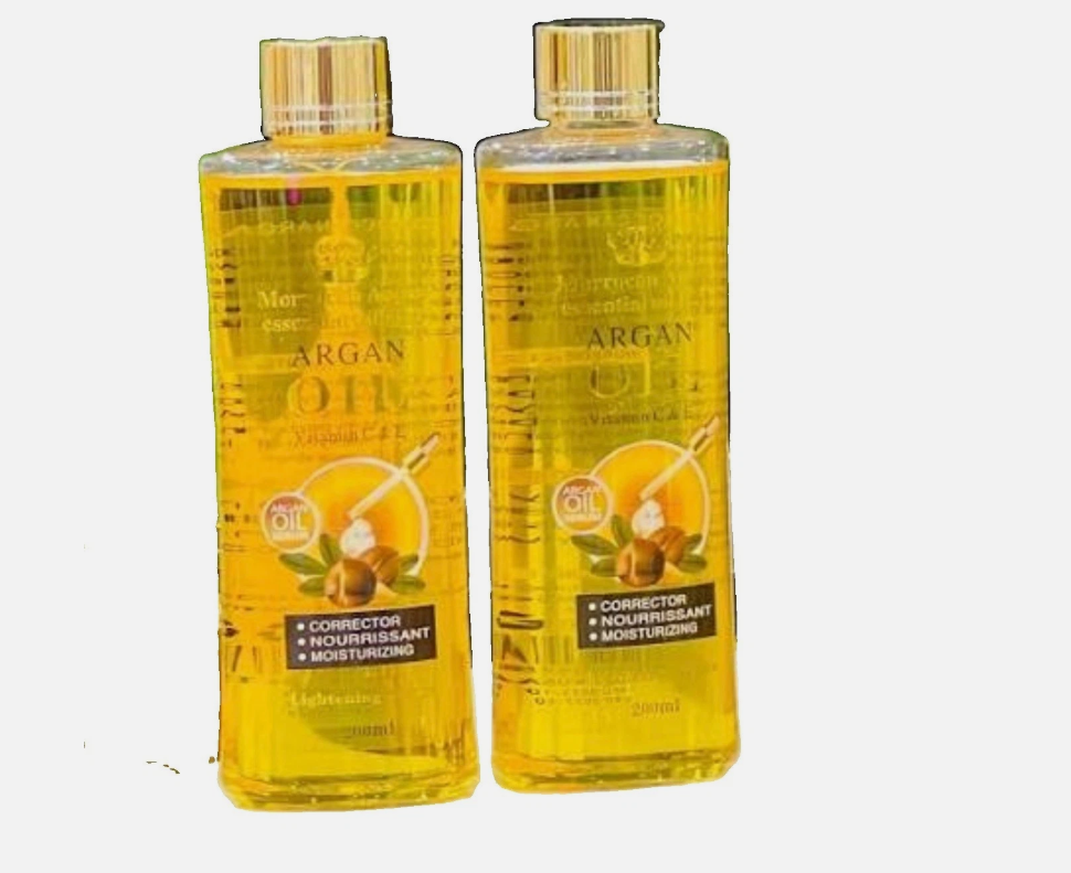 MOROCCAN ARGAN VITAMIN C & E CORRECTOR WHITENING OIL 200ML (One)