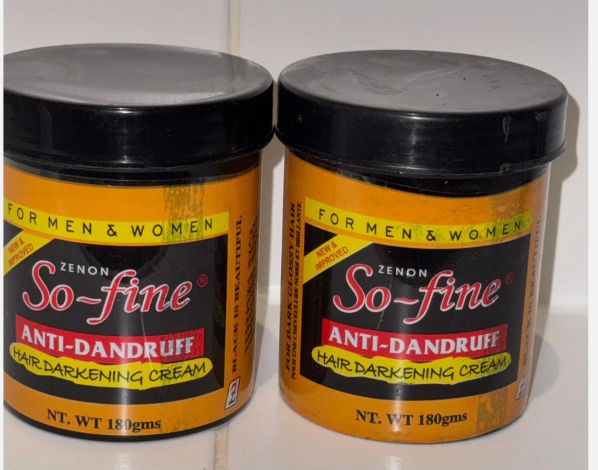 So-fine  Anti- Dandruff  Hair Darkening Cream For Men and Women 180gms